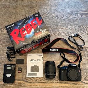 Canon Rebel T6i DSLR Camera Kit